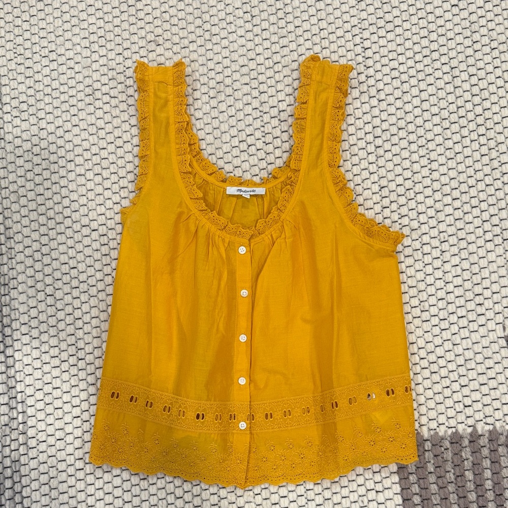 Madewell tank blouse